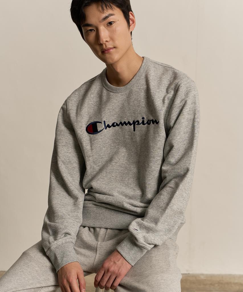Champion Свитшот с большим логотипом-надписью, обычный серый