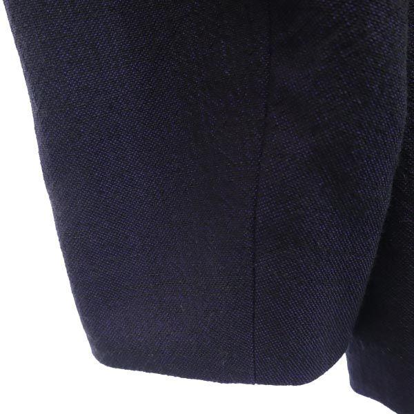 ISSEY MIYAKE Wool Linen Blend Tailored Jacket 1 Navy Made In Japan Men's Used