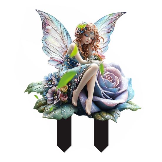 Decorative Garden Inserts Rooster Statues Waterproof UV Resistant Chickens Decorations Outdoor/Indoor Stakes