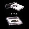 Organizer Coin Box Protective Set Storage 39mm 5pcs Capsule Case Clear Collecting Collection Display Accessory