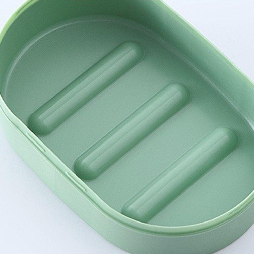 Круглая дорожная мыльница Креативные гаджеты для ванной и душа Портативная мыльница Лоток Бытовая