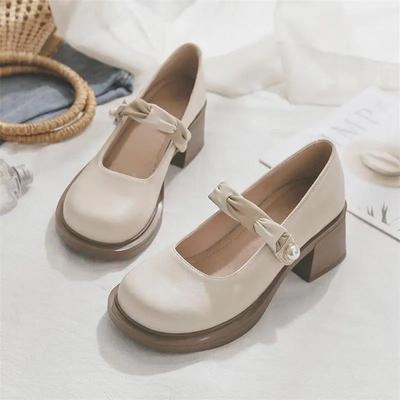 Модные брендовые женские туфли на высоком каблуке, модные кожаные повседневные туфли для женщин 2024 года, новые удобные мягкие женские туфли на высоком каблуке Sandalias De Tacón