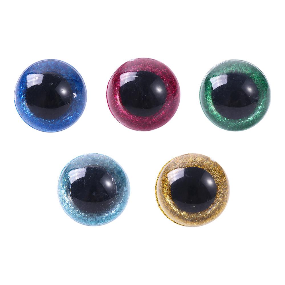Plastic Safety Eyes Stuffed Toys Doll Making Eyes 3D Glitter Eyes 3D Doll Eyes Plush Toys Eyes