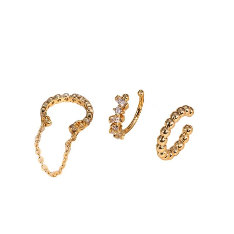 Retro Micro-set Zirconia Stud Earrings - High-end Earrings with Exquisite Design, Suitable for All Occasions.