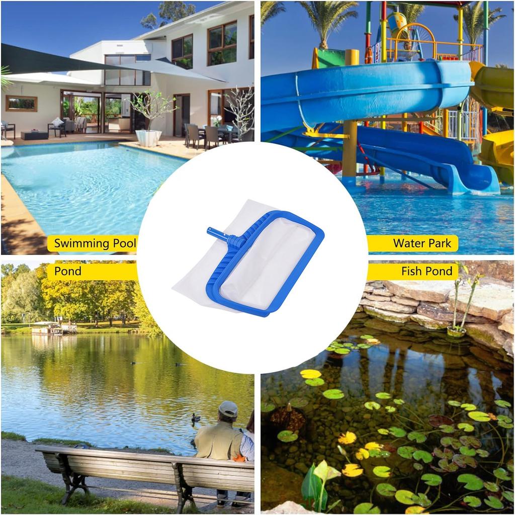 Глубоководная рыболовная сеть для бассейна, рыболовная сеть для пруда, бассейна, инструмент для чистки бассейна, усиленный сетчатый карман