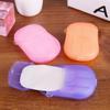 1pc R Soap Convenient Washing Hand Bath Soap Flakes Travel Portable Scented Slice Sheets Foaming Box Paper
