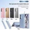 Совместимый чехол для Samsung Z Fold7/6 с отсеком для стилуса на двойном шарнире, пленкой-оболочкой для стилуса, полным покрытием и защитой от падений.