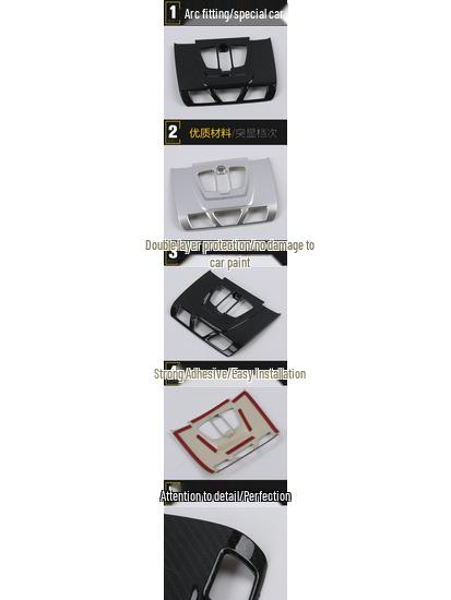 Electroplated Reading Light Frame for 17 1 Series Center Console Car Accessories