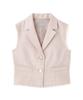 Jill by Jill Stuart Short Tailored Gilet In Pink Women's