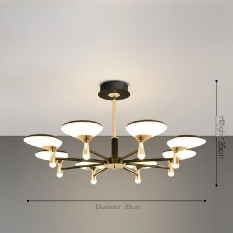 Подвесной светильник для гостиной, роскошная атмосфера, столовая, бар, настольный светильник, современный пылезащитный светильник для главной спальни