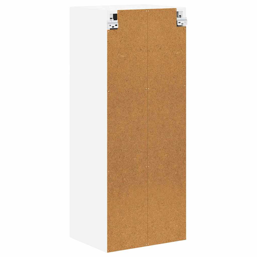 Wall Cabinet LUCCA Glossy White 40 x 31 x 100 cm Particleboard