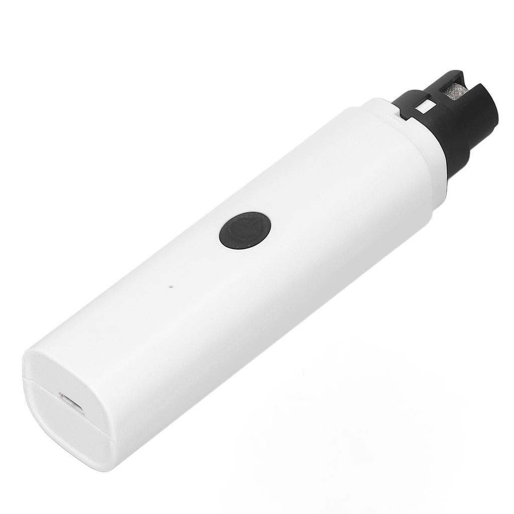 Триммер для ногтей собак с 2 скоростями, регулировкой, низким уровнем вибрации, безопасный, перезаряжаемый, портативный, белый, для домашних животных