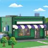 Gobricks MOC Симпсоновский Спрингфилд Магазин Бейсбольных Карточек Модульные Кирпичики Модель Магазин Бейсбольных Карточек Модульные Строительные Блоки Игрушки Подарок