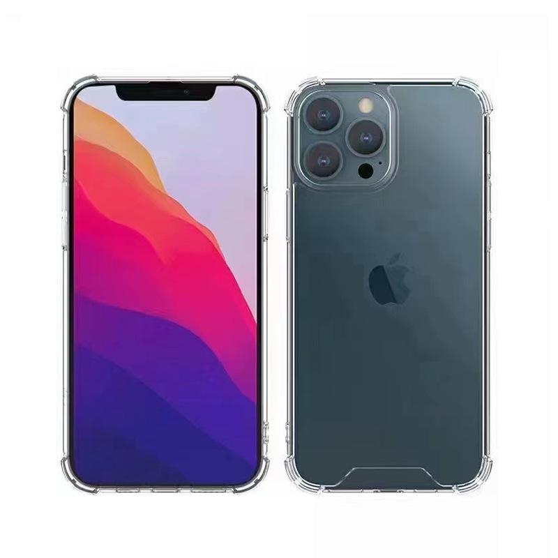 Совместимый чехол для Apple iPhone 17: 15PRO Четырехугольный противоударный, 1,5 мм акрил, Прозрачный 16 Чехол.