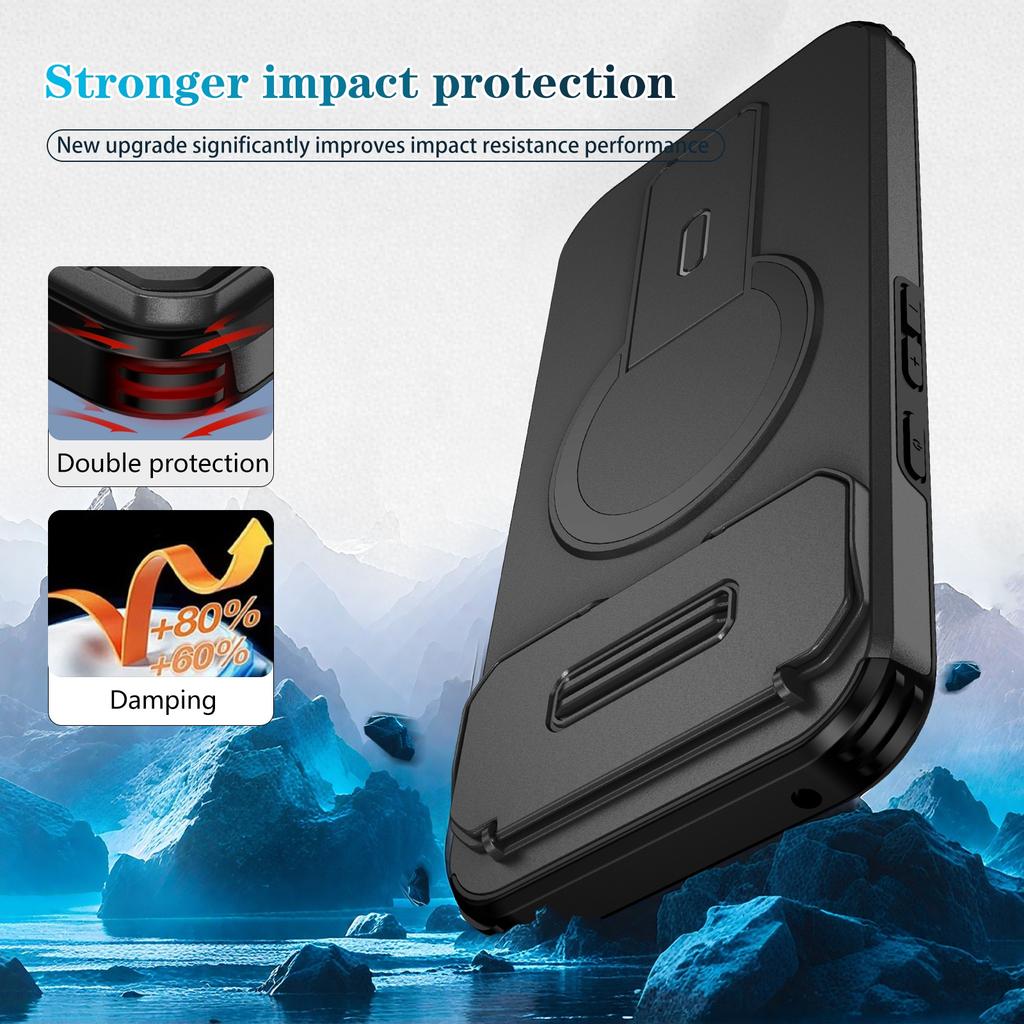 Магнитный чехол-слайдер 2-в-1 для Google Pixel 9 10 Pro XL 9A, мягкий ТПУ бампер, жесткая пластиковая защитная задняя крышка, Fundas