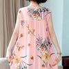 Женские ночные рубашки, новая хлопковая шелковая ночная рубашка, летнее платье, повседневная свободная ночная рубашка, женская ночная рубашка