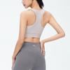 Anta Однотонный спортивный бюстгальтер для йоги и фитнеса Женское нижнее белье Туманно-серый-розовый 962527131-3