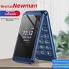 Newman 4G Flip Phone for Seniors - Large Font & Volume, Telecom Compatible
