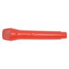 Pretend Play Microphone Toy Portable Smooth Bottom Realistic ABS Plastic Microphones Props for Performance Interview Red