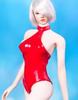 Figure Sexy Beauty Red Leather Style Sexy Swimsuit Weapon and Shoes Are Not [TOYBARJAPAN] 1/6 Accessories/Manmodel MM06-C (Body, Head, Included)