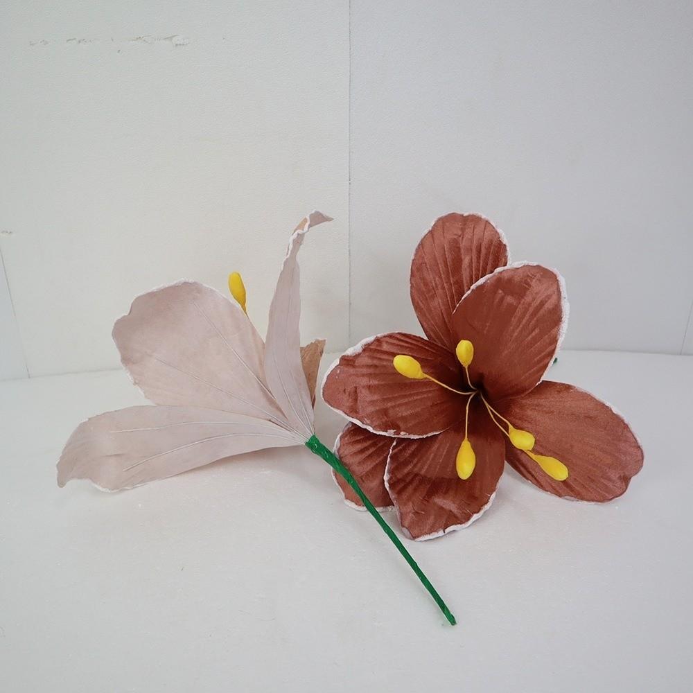 Foam Material Velvet Flower Large Scale Base Flowers Runway Decoration Fake Flowers Event Venue