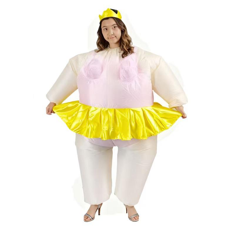 Надувная толстая кукла на Хэллоуин Мультяшный балетный костюм - Забавный костюм для вечеринки