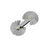 Lukun 58-Piece Metric Imperial American Thread Pitch Gauge Set