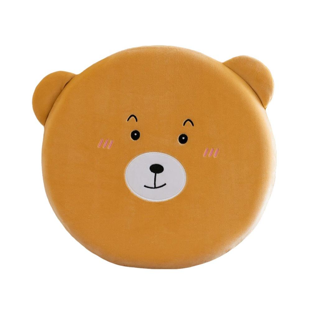 Cartoon Animal Dog Cat Chair Cushion Thick Sofa Pillow Plush Toy  For Office Student Dormitory Car