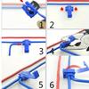 Автомобильный линейный разъем Т-образный кабельный разъем Клеммы Обжимной разветвитель Автоаудиокомплект Зажим для быстрой связи Провод