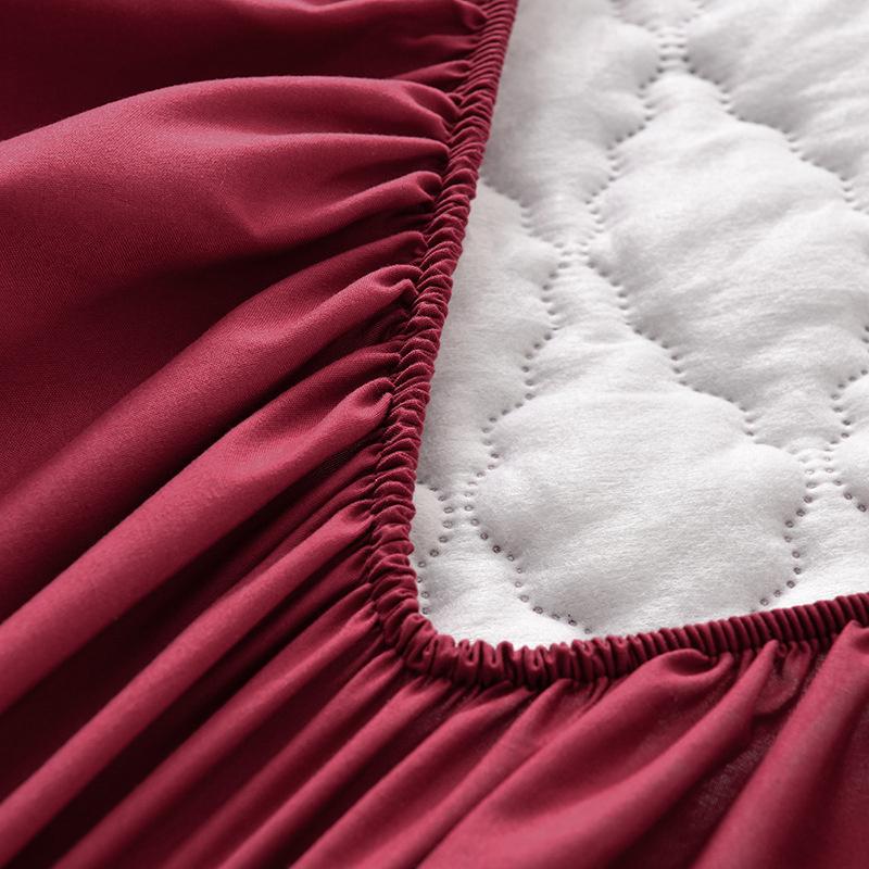 Водонепроницаемый стеганый чехол для матраса, утолщенный дышащий чехол для матраса для односпальной кровати размера «queen-size» и двуспальной кровати размера «king-size»