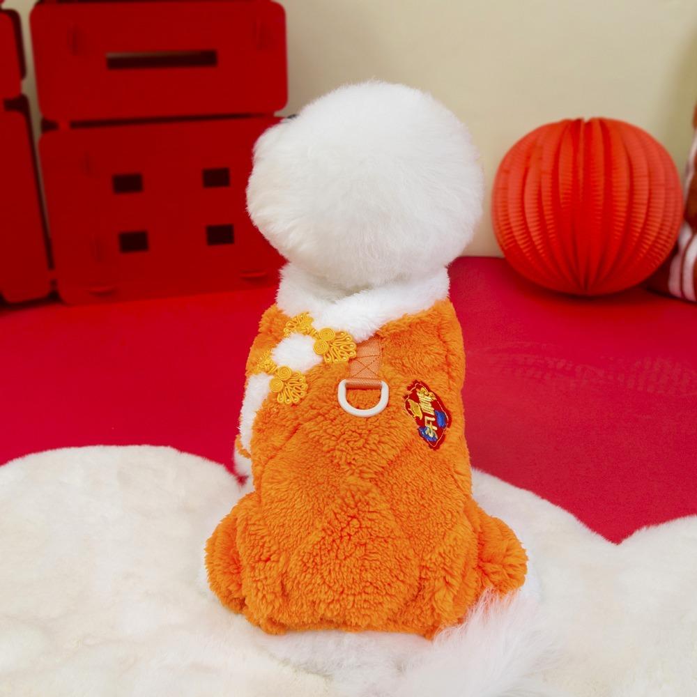 Благословение Теплые Собачьи Новогодние Костюмы Бархатные Удобные Собачьи Плюшевые Худи Праздничные Мягкие Собачьи Четырехлапые Штаны Для Улицы
