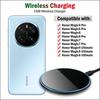 15W Fast Wireless Charger for Honor Magic 7 6 Pro Ultimate/Magic5 Pro/Magic4 Pro Wireless Charging Pad with Type-C Cable