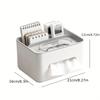 1pc Multifunctional Desktop Storage Box, Drawer Paper Box, Remote Control Sundries Storage Rack Desk Storage Tissue Boxes