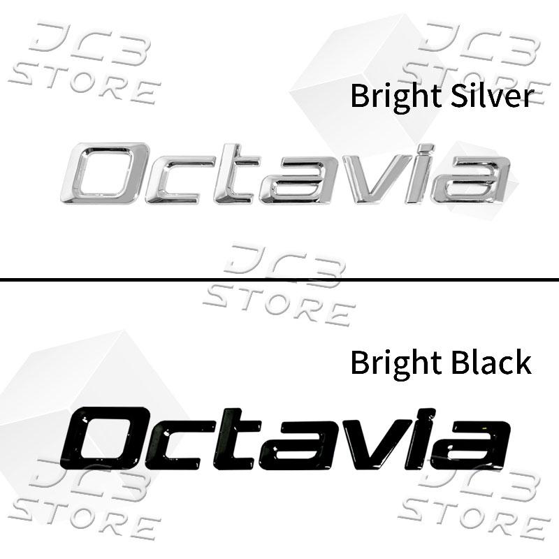 AAABV1 3D Car Styling Metal Rear Trunk Body Sticker For Skoda Octavia Kodiaq Superb Fabia Kamiq Yeti 4x4 Logo Auto Accessories