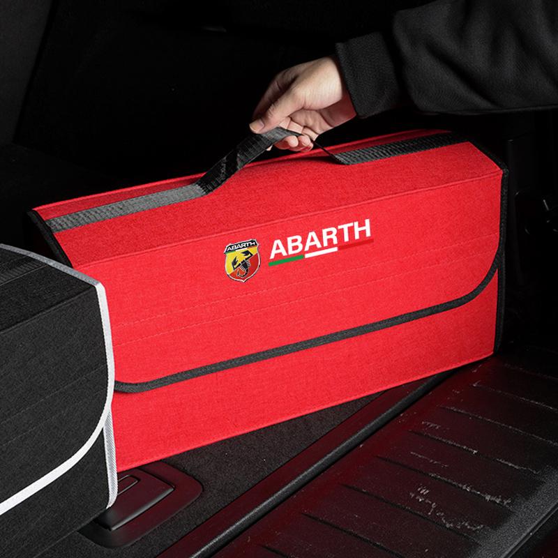 Органайзер-сумка для хранения в багажнике автомобиля, коробка для мелочей, уборки и организации для Abarth Fiat 500 Tipo FR Panda Argo Freemont Viaggio Bravo Punto