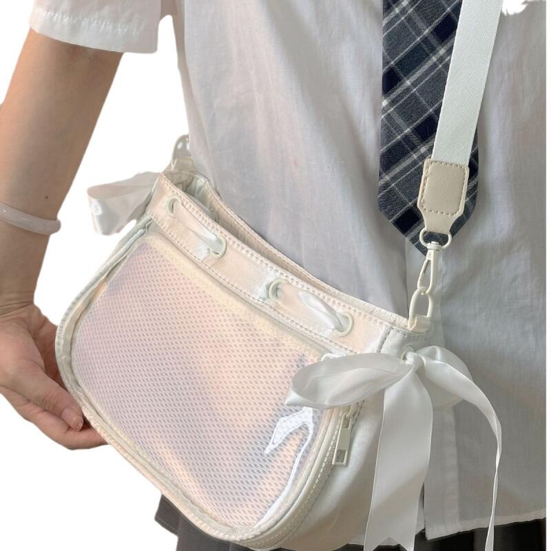 Новая модная женская сумка через плечо, минималистичная сумка для отдыха, прозрачная маленькая квадратная сумка для отдыха, универсальная портативная сумка через плечо