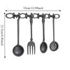 Rustic Style Iron Spoon Fork Wall Decor Vintage Cast Iron Kitchen Wall Art  Farmhouse