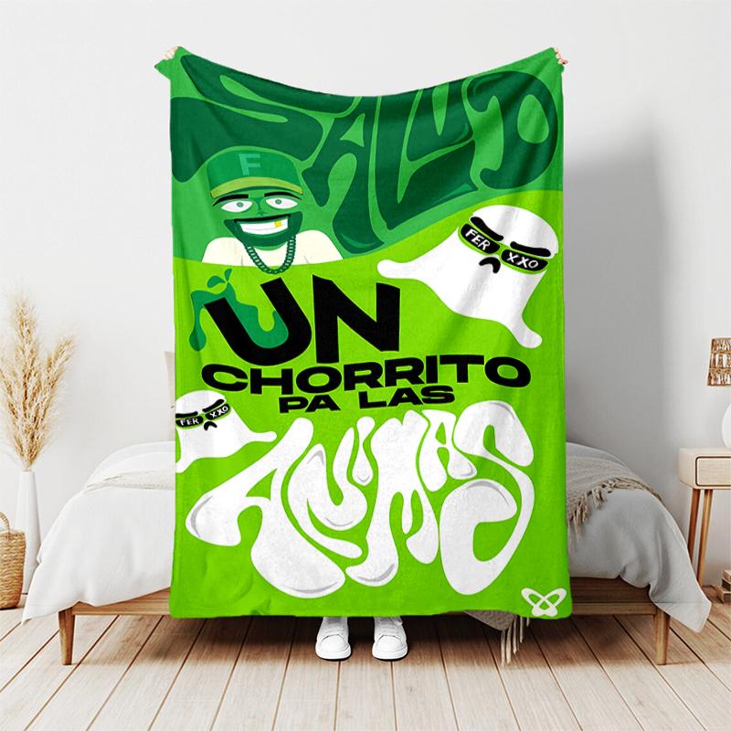1pc Blanket Feid6 Print Design, Lightweight Blanket for Sofa, Bed- Soft &Warm, Gift for All Seasons like Christmas, Halloween