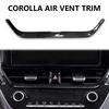 For Toyota Corolla & Cross 2019 - 2025 Middle AC Vent / Central Control Dashboard Navigation Decor Trim Interior Fit Accessories