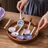 Hand-painted Ceramic Soup Spoon Gift Set Heat-resistant Ramen Miso Soup Spoon Present