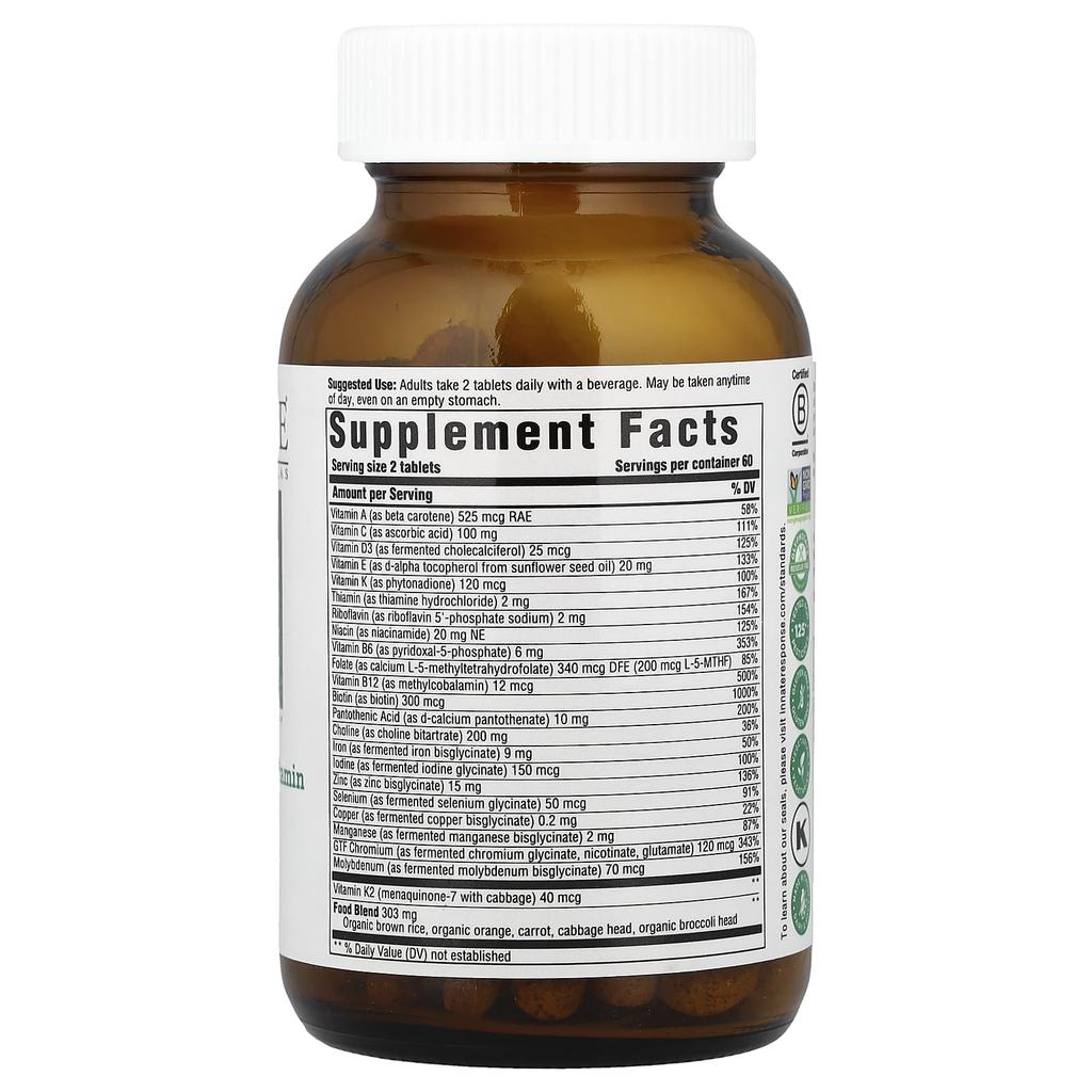 Multivitamin for women over 40, 120 tablets