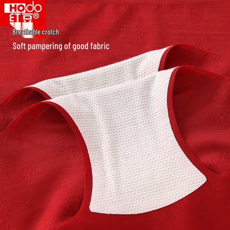 Женское корректирующее белье Hodo с высокой талией, красное, для контроля живота