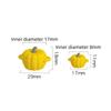 1/6 1/12 Doll Mini Pumpkin Soup Pot Alloy Dollhouse Halloween Decoration  Festival Supplies