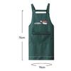 Household Kitchen Apron Household Abrasion Resistant Waterproof Antifouling Barista Apron Restaurant Uniform Coffee House