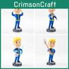 Набор из 7 ПВХ-фигурок Fallout Boy, 2-е поколение, Детализированный дизайн, Статичный дисплей, 15 см, Коллекционные предметы