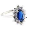 Sapphire 'Victorina' Silver Ring