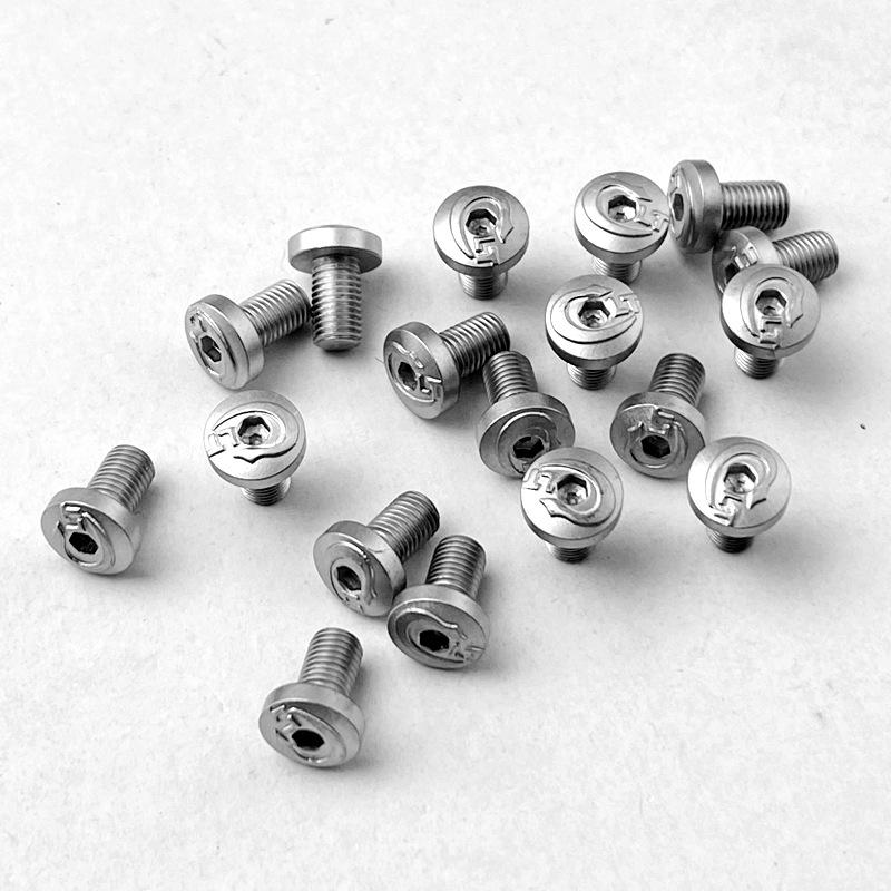 4 шт. 1911 Grips Винты с инструментом CNC Нержавеющая сталь T8 Plum Винт черный 1911 Grips Гвоздь