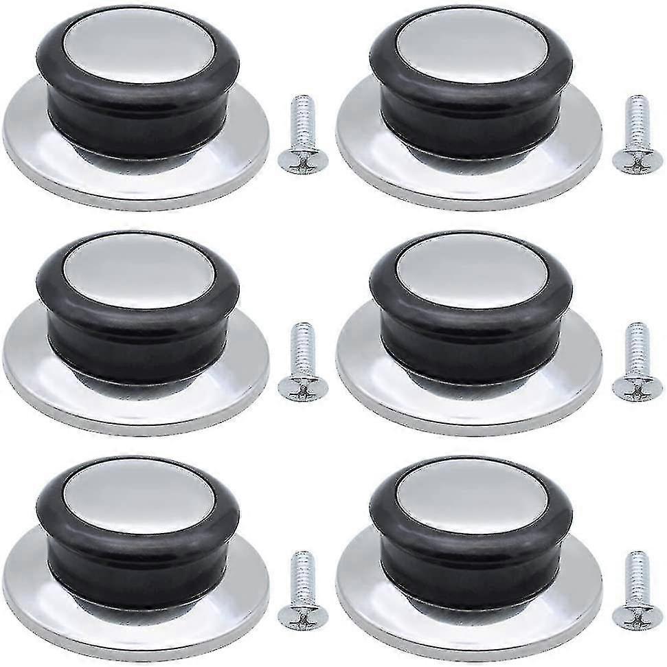 6 Pieces Heat Resistant Pot Lid Knob Replacement Handle Universal Handle For Pot Lids Pan Lids Cookware Pot Lid Handle Replacement Lid Knobs For Home