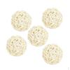5CM Wicker Rattan Ball Decorative Lights for Wedding Home Party