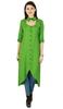 Bollywood Rayon 3 4 Sleeve Solid Kurti Women Ethnic Dress Tunic Top